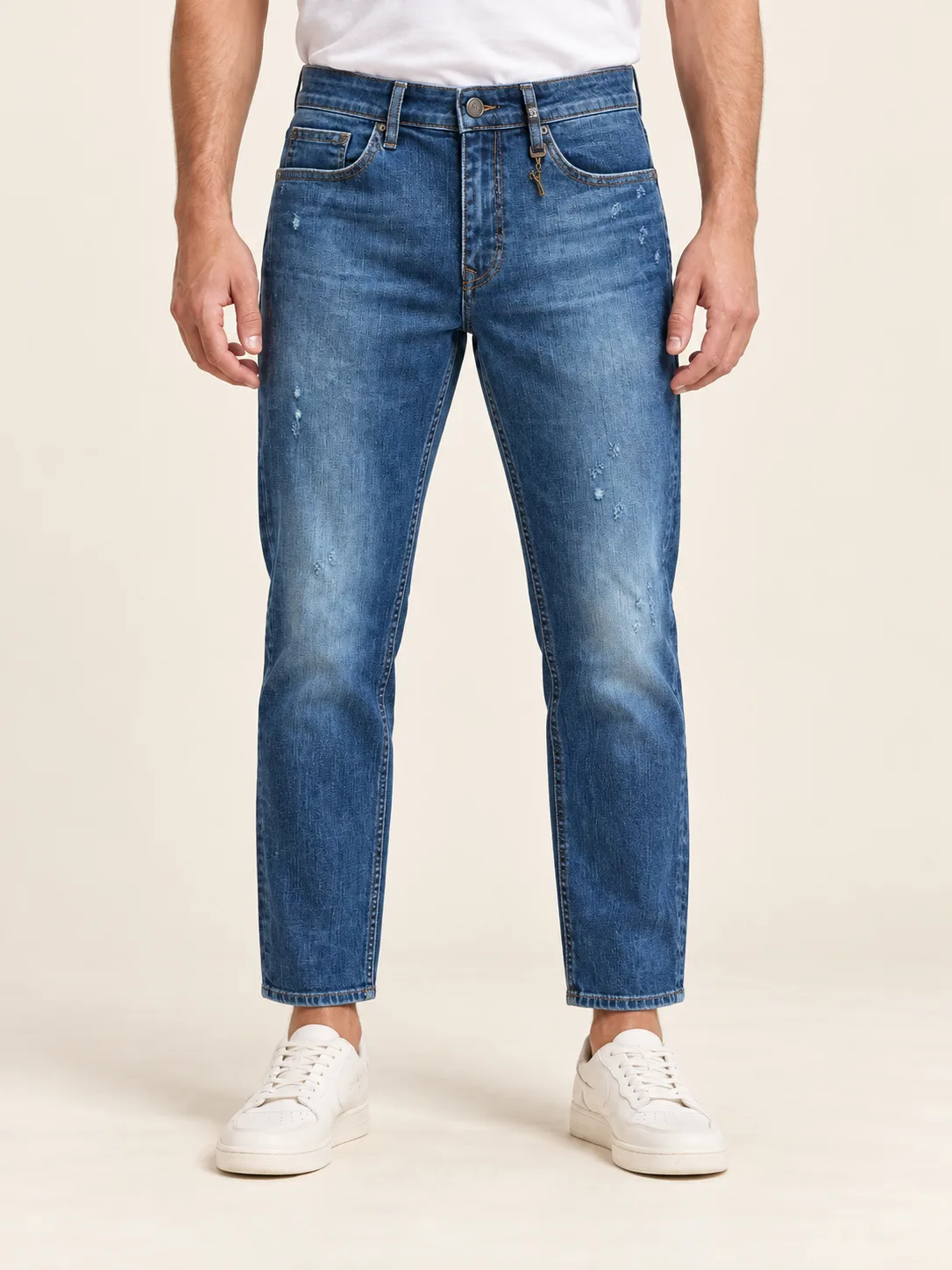 Cropped Exit farmerica E-5012 98%pamuk 2%elastin — Cropped fit