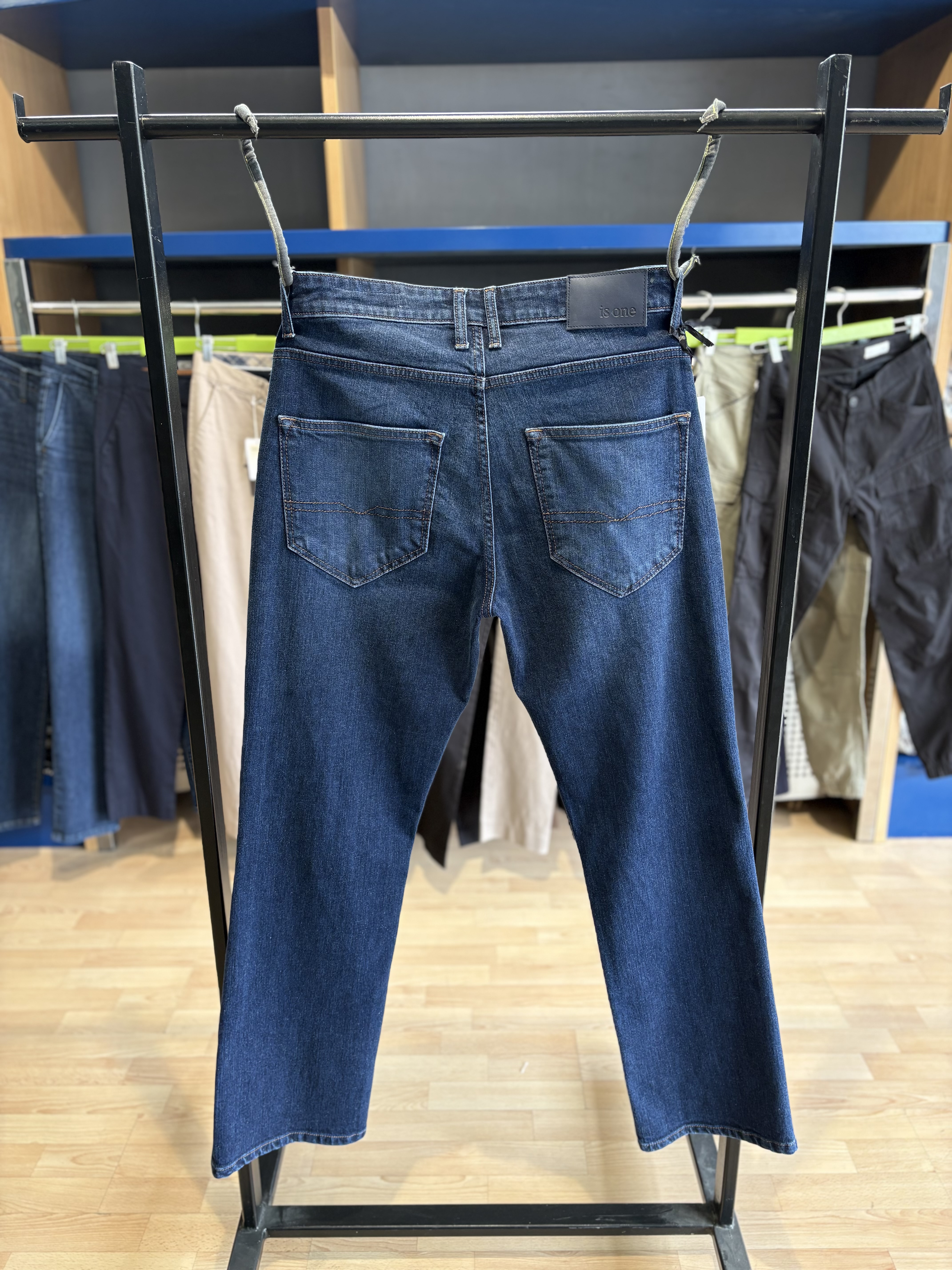 Bootcut Exit farmerica tamno plava 98%pamuk 2%elastin — Bootcut fit, Tamno plava — slika 2