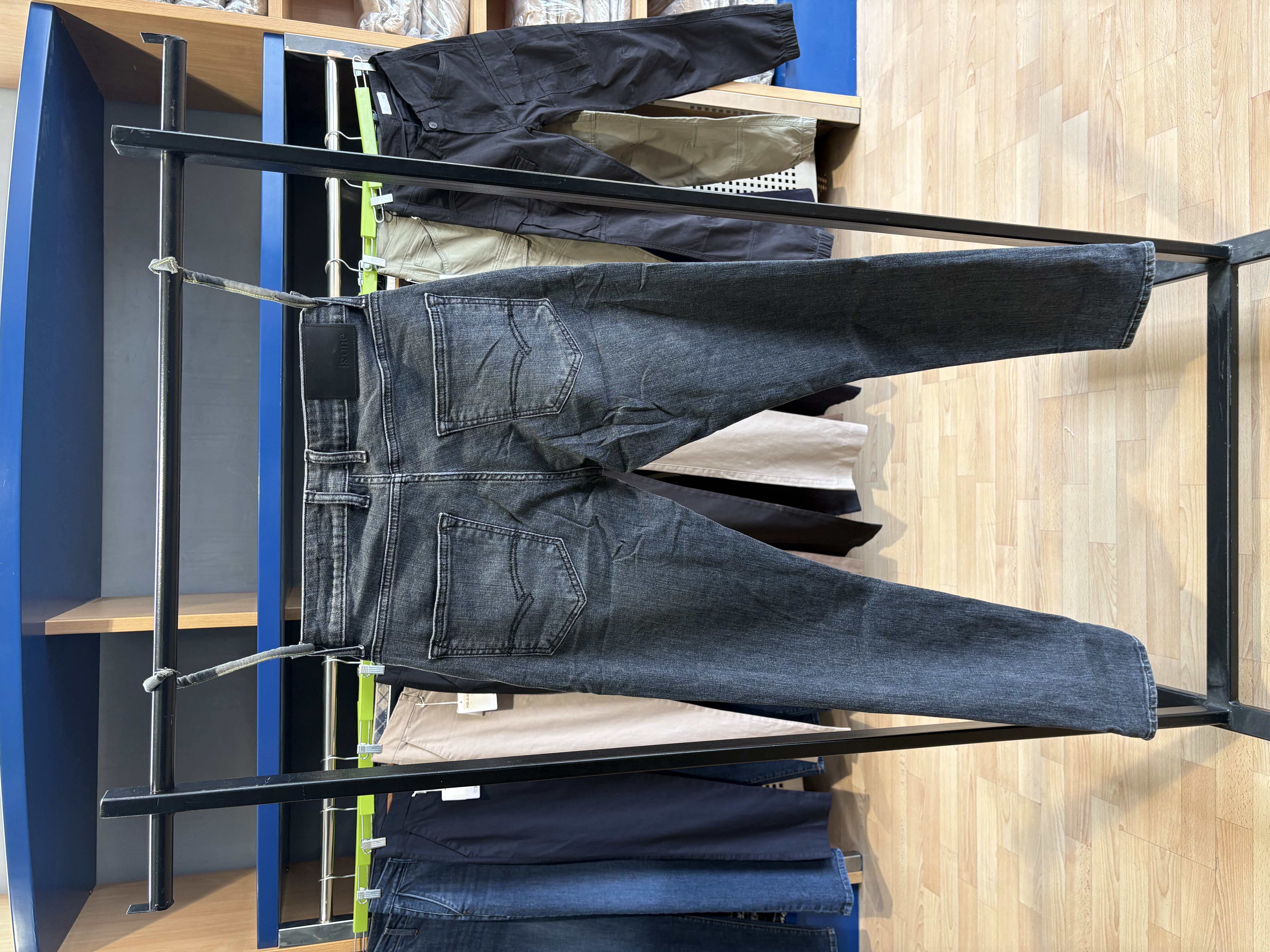 Slim Exit farmerica E-2019 — Slim fit, Tamno siva — slika 2