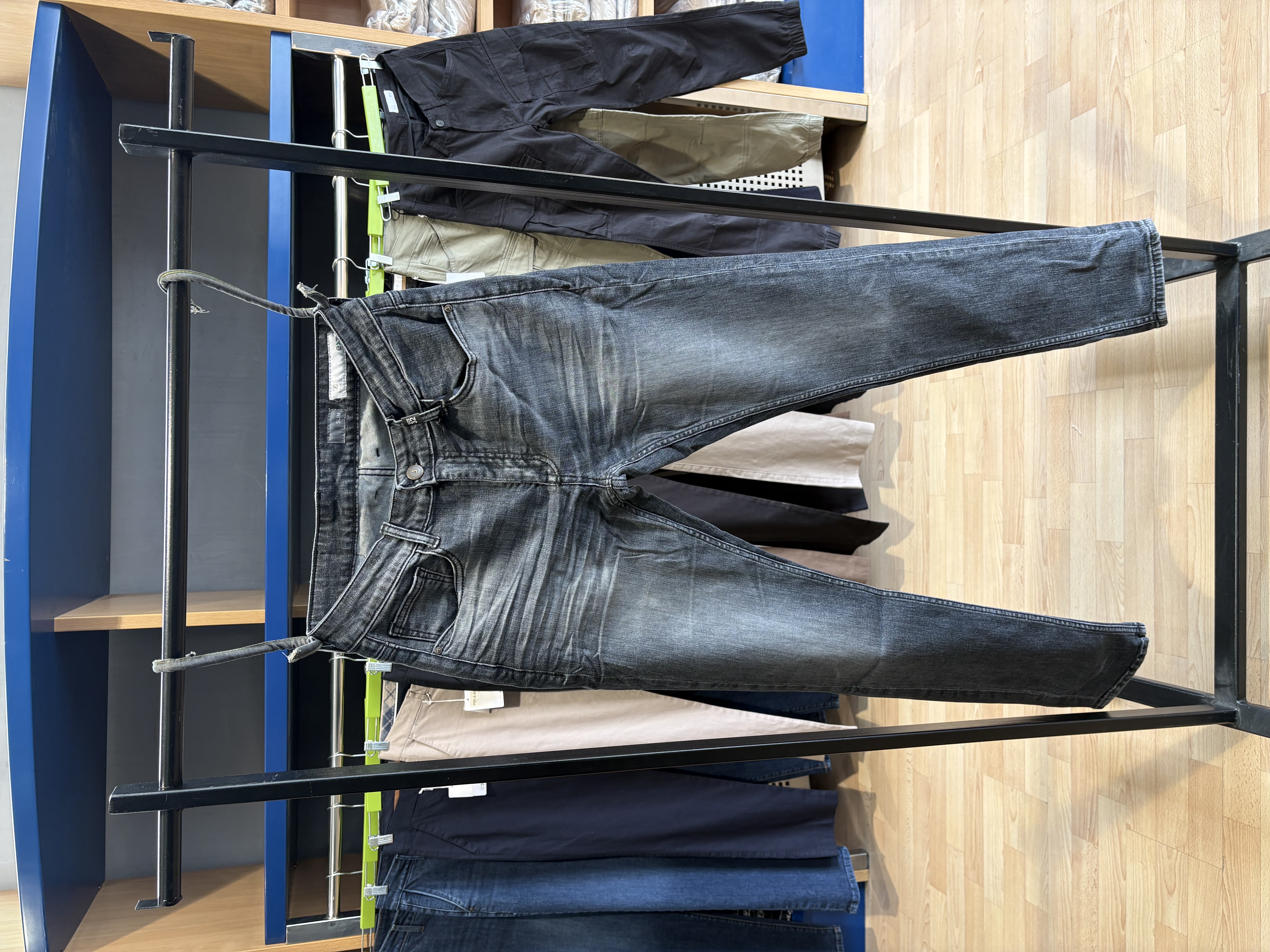 Slim Exit farmerica E-2019 — Slim fit, Tamno siva